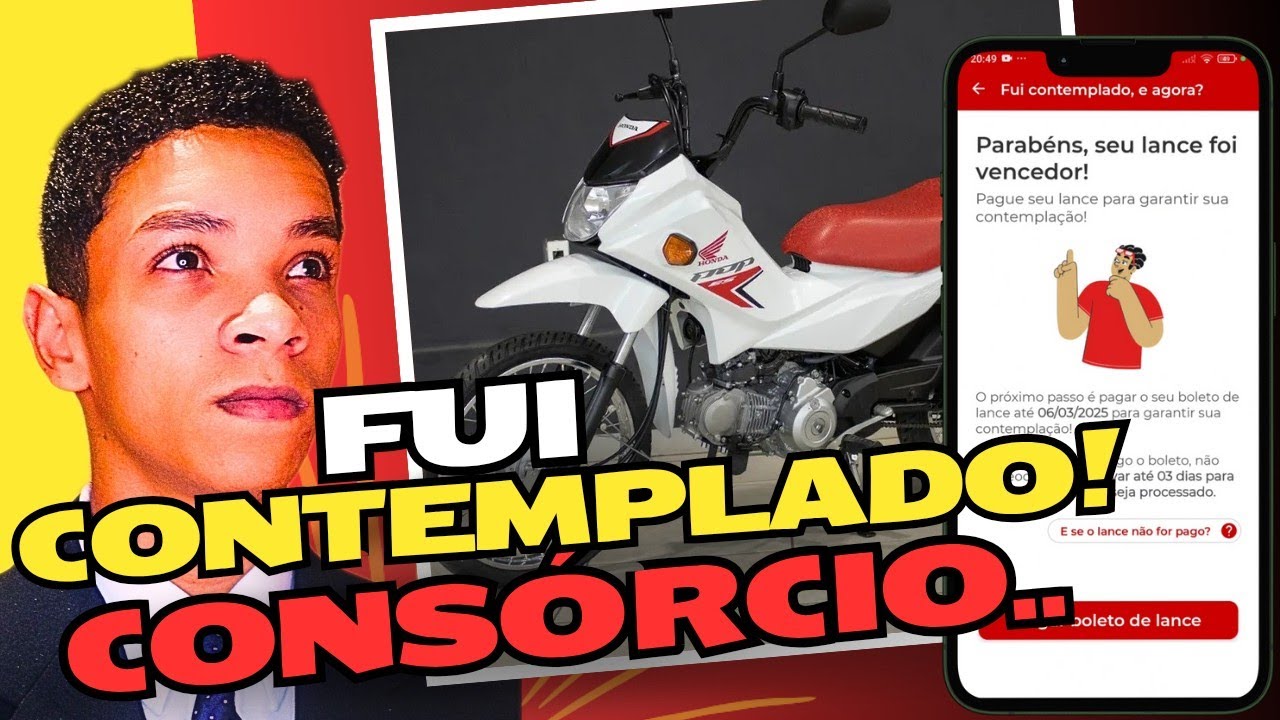 Fui contemplado! Enfim contemplado no consórcio Honda