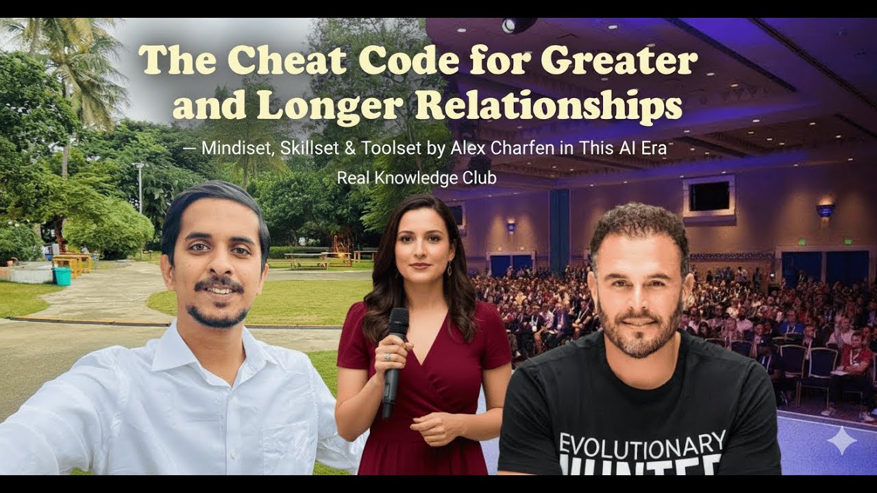 The Cheat Code for Greater and Longer Relationships &mdash; Mindset, Skillset & Toolset by Alex Charfen