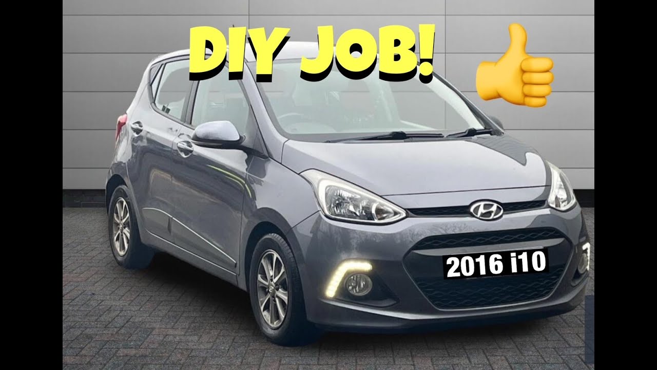Hyundai i10 rear shock absorber replacement