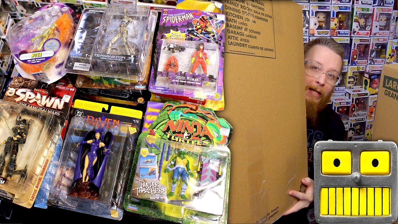 Action Figures  (Mega Epic $2000 Collection haul) Star Wars Spider Man action figures and more