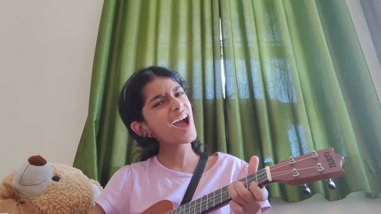 What was I made for (Billie Eilish) played on the ukulele by Vinaayah #Neearningoftheday #popsinger 