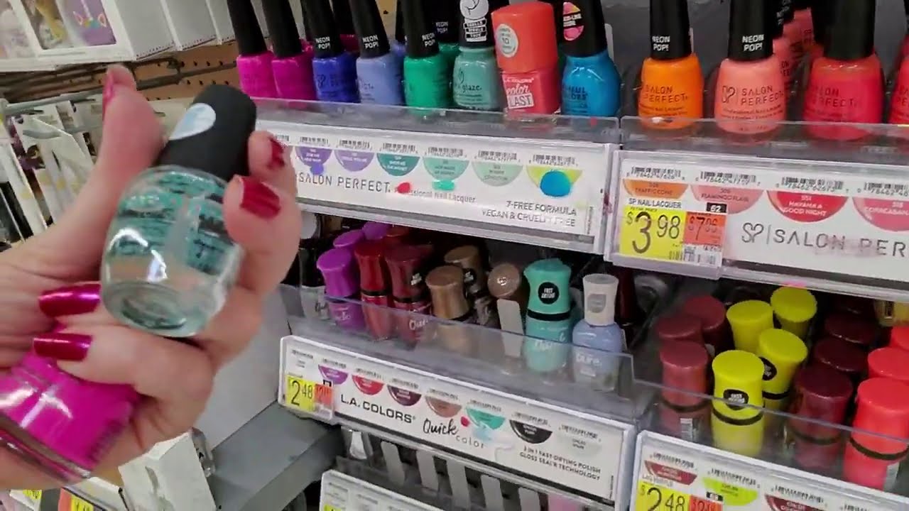 Walmart Nail Polish Organization 9-11-2020
