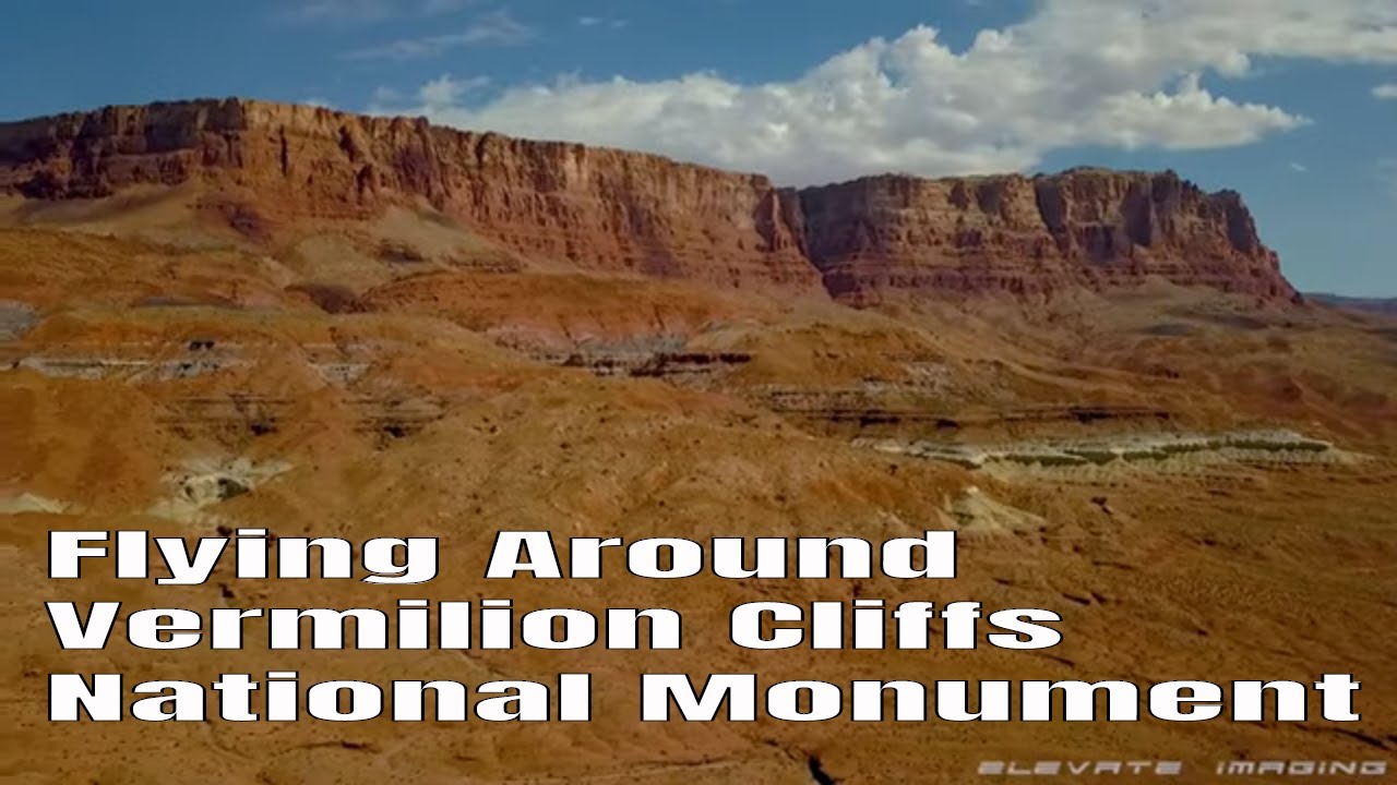 Rare Aerial View of Vermilion Cliffs National Monument - 2020 4K