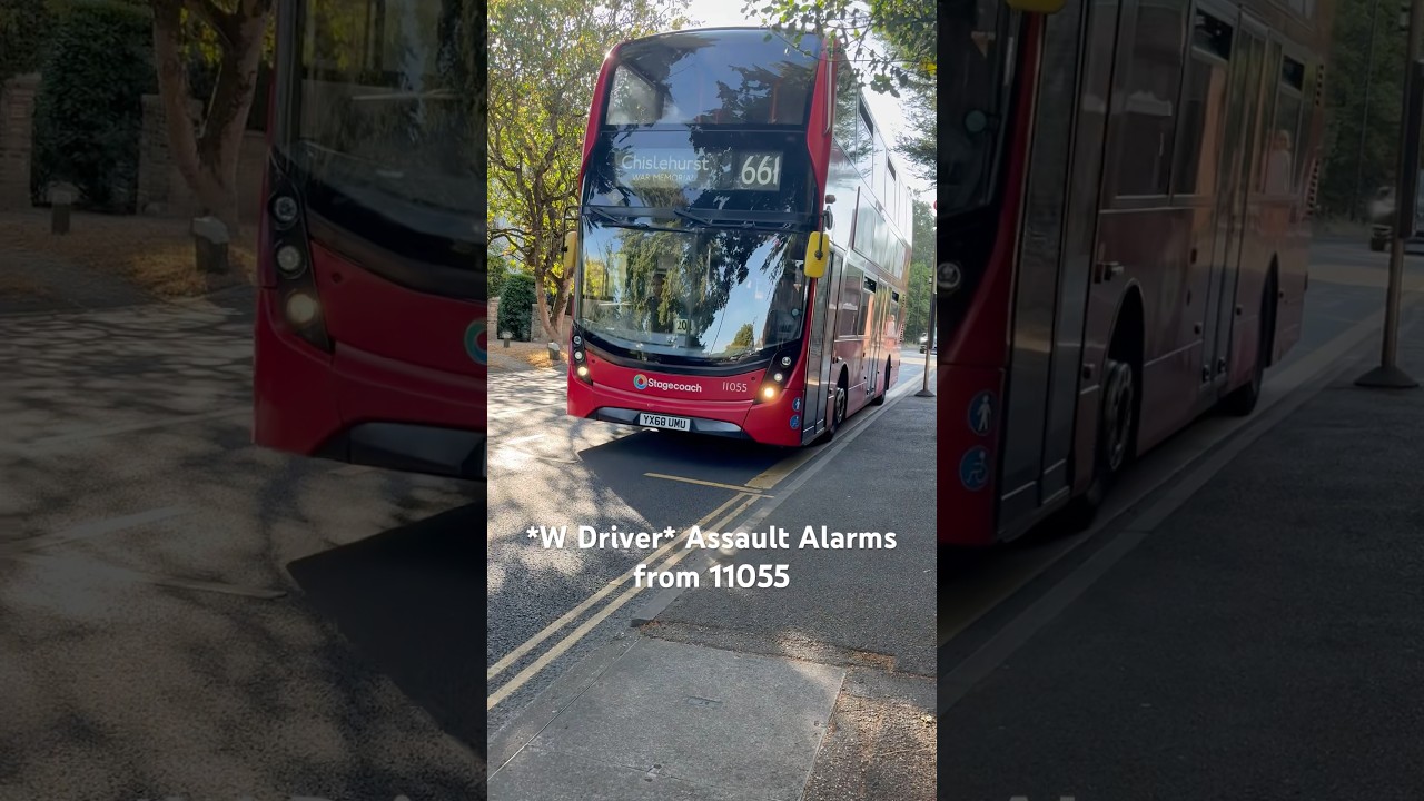 *Calm driver* Assault Alarms from 11055 #bus #fortheloveofbuses #alarm