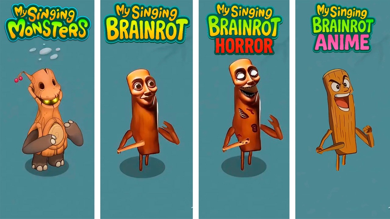 My Singing Monsters as BRAINROT HORROR ANIME CHARACTERS: MSM Transformation | My Singing Monsters