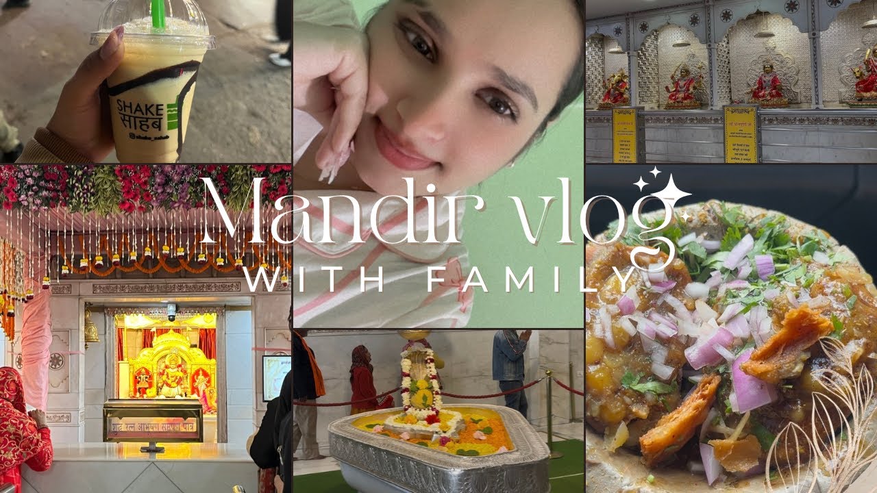 Simple family day | 🛕mandir visit with dadi & chachu 