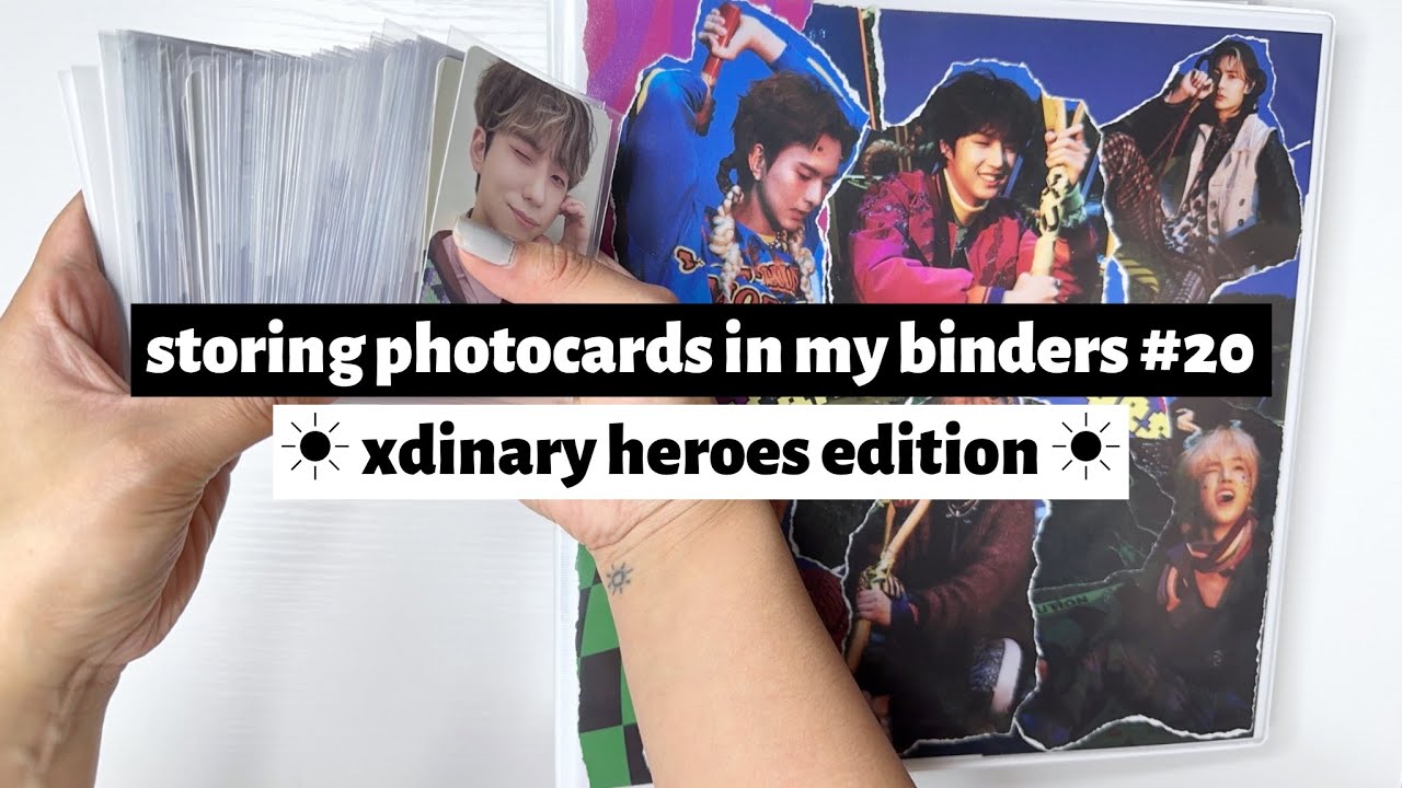 ☼ storing photocards in my binders #20 ☀︎ xdinary heroes edition ☼