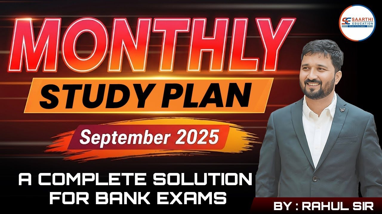Monthly Study Plan For September 2025 | | Live Session with Rahul Misal Sir