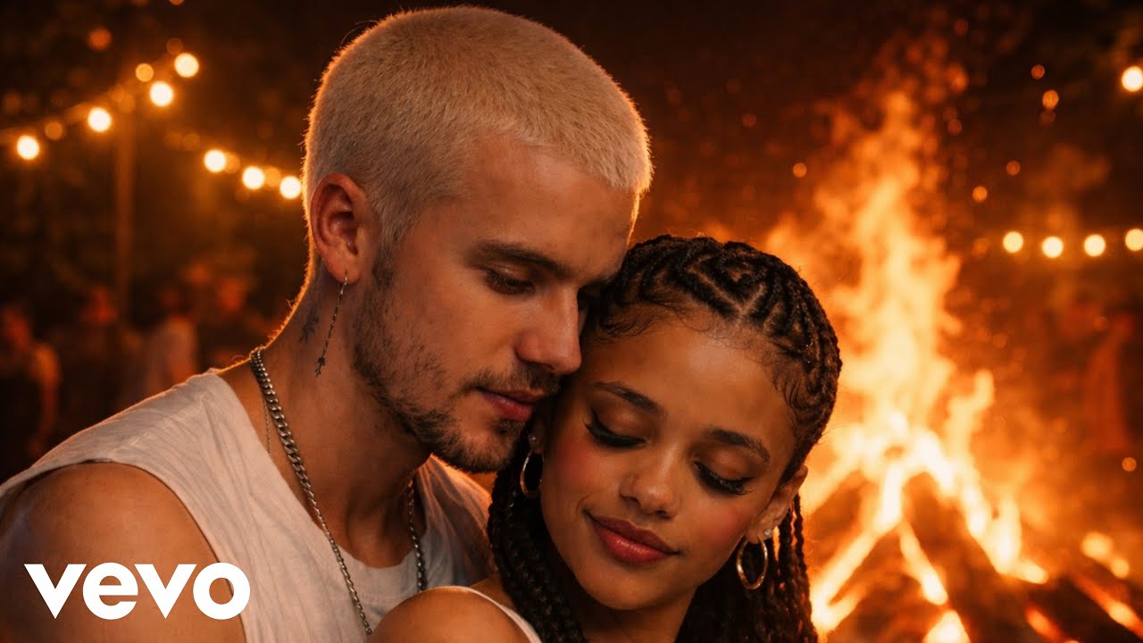 Justin Bieber ft. Tyla - Slow Fire Love (Official Lyric Video) type song 
