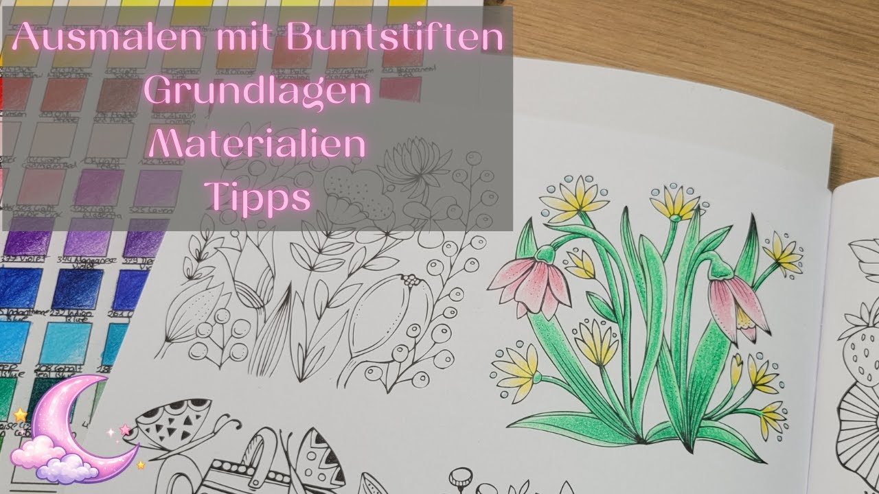 Ausmalen für Erwachsene – Basics & Tipps mit Buntstiften | Anfängerfreundlich