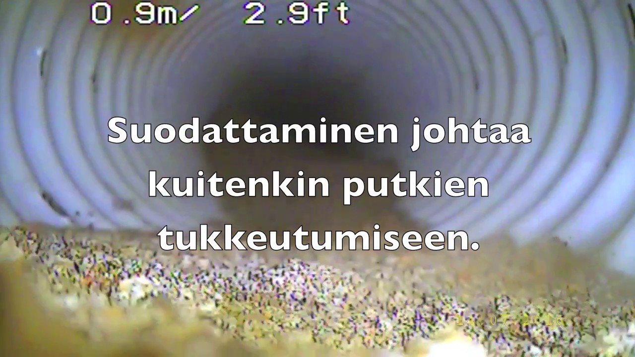 Salaojitus ja tukkeutuneet salaojaputket