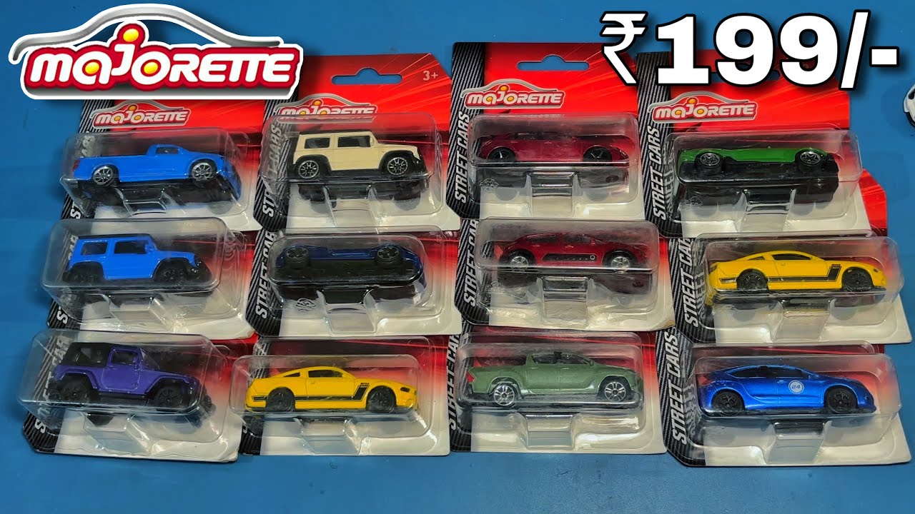 Unboxing All Majorette Street Cars Relased in India 199 ₹