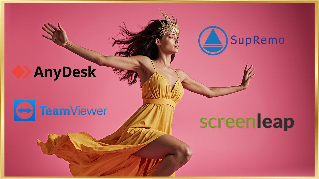 #Betrügerin versucht es mit Anydesk, Teamviewer, Screenleap, Supremo - scheitert jedoch und tanzt