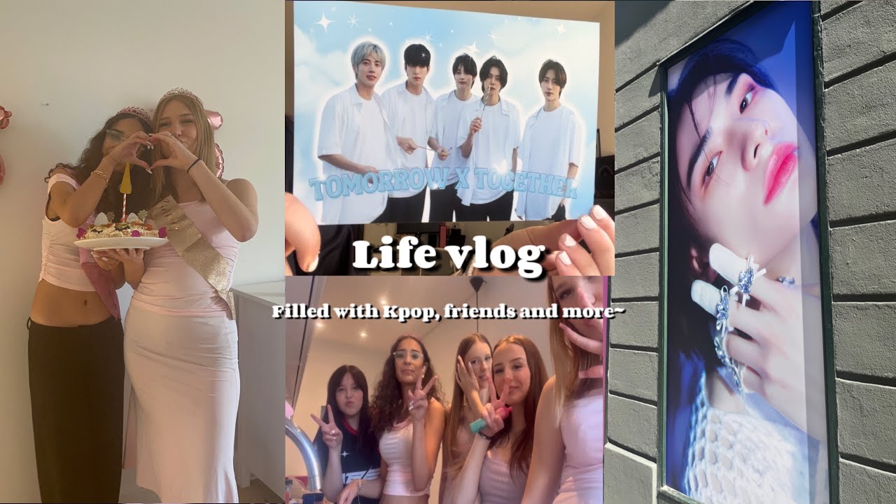 ☆~ [Life vlog] ~ 🐚⭐️📀 TXT event, Kpop shopping, rpd, friends birthday party & more⋆｡°✩