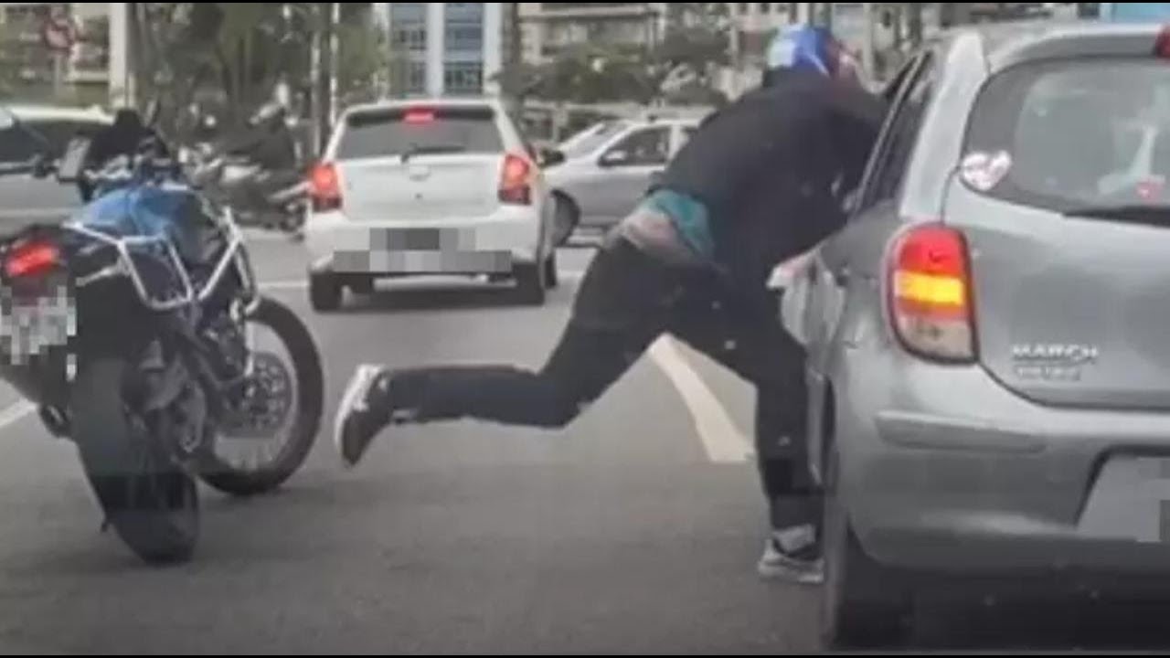 BRIGAS DE TR&Acirc;NSITO!!! COMPILADO DE BRIGAS ENTRE MOTORISTAS E MOTOCICLISTAS!!!