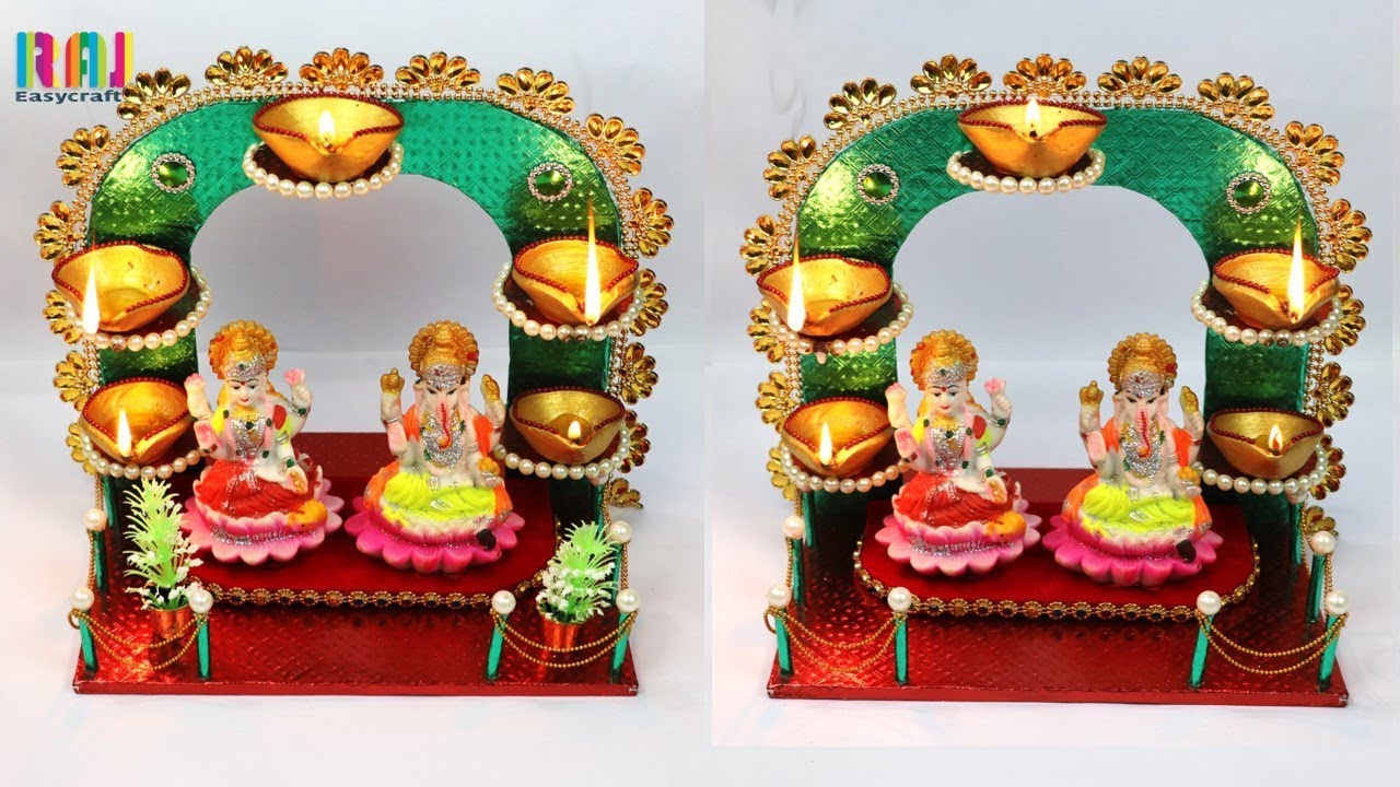 how to make diya stand || diya decoration ideas || best out of waste || DIY craft