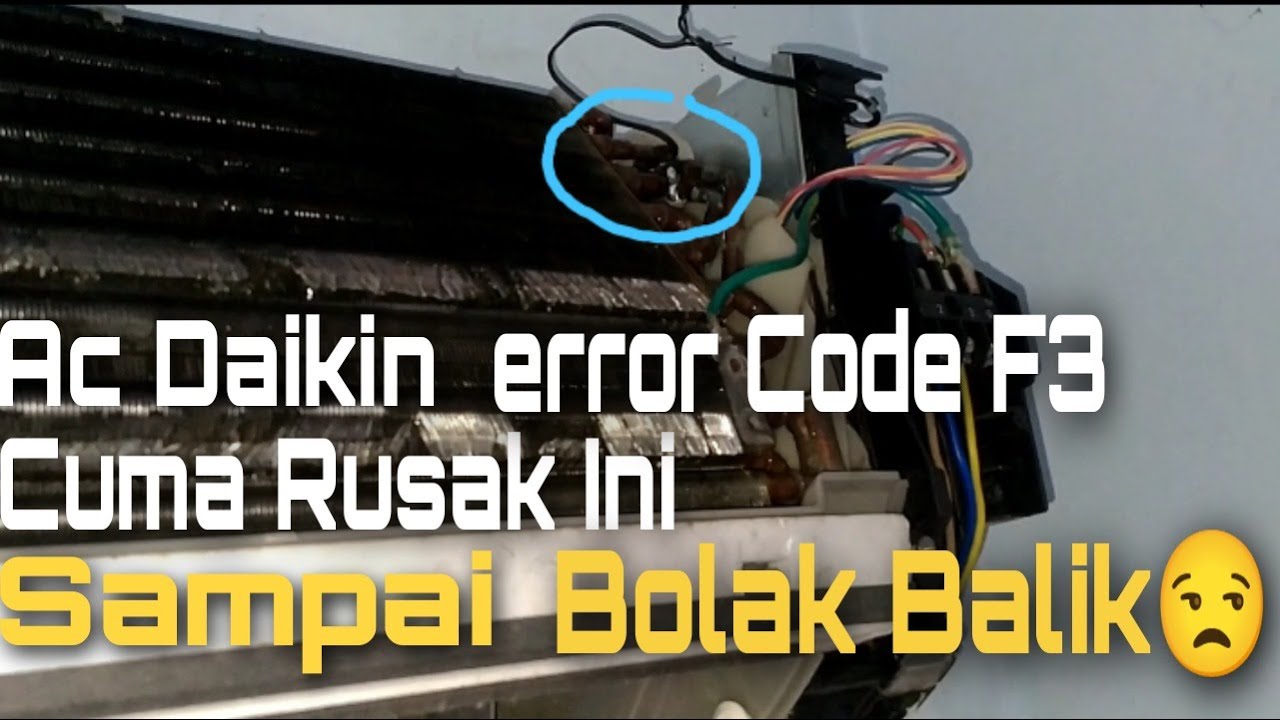 Ac Daikin Error F3 Outdor Mati Hidup Per 20 Menit,Kira Kira Apa Rusak Nnya?|Service Ac Bekasi