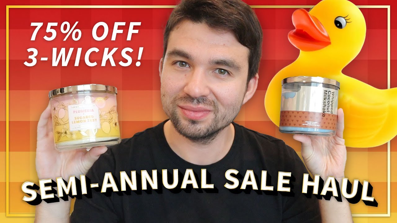 75% OFF CANDLES & NEWNESS – Semi-Annual Sale Haul (Bath & Body Works)