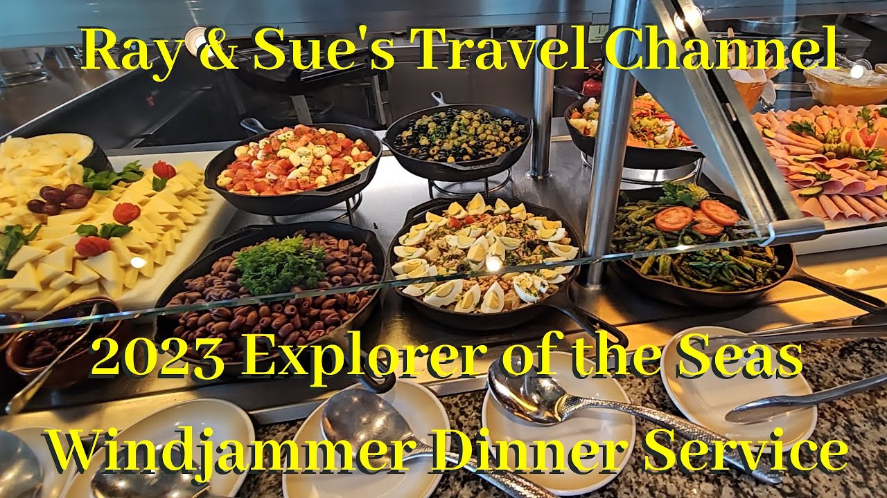 Explorer of the seas Windjammer Dinner Service