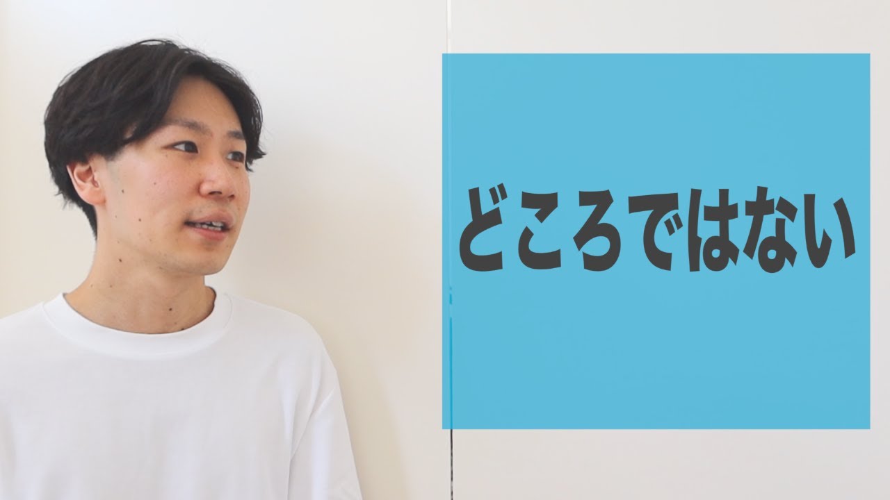 「どころではない」【JLPT N2】