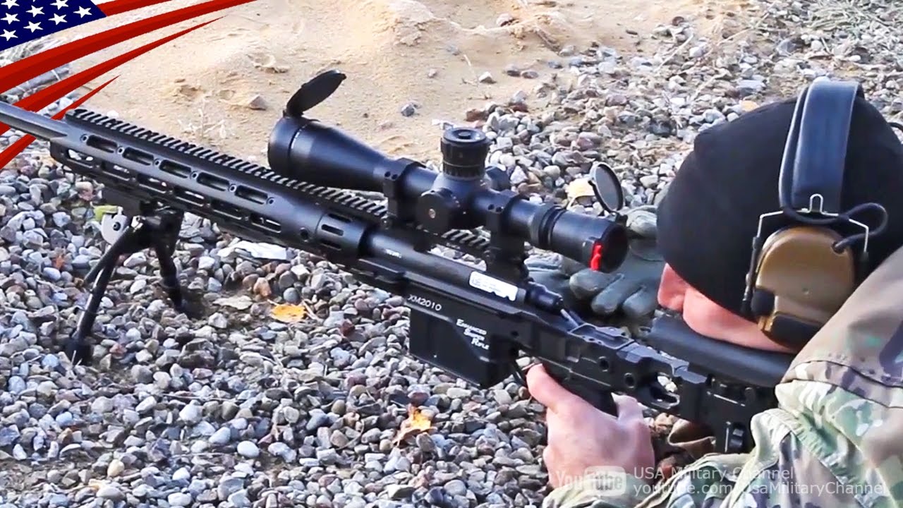新型モジュラー･スナイパーライフル射撃 米陸軍M2010 & 米海兵隊M40A6 - US Army M2010 & USMC M40A6 Modular Sniper Rifle Shoot