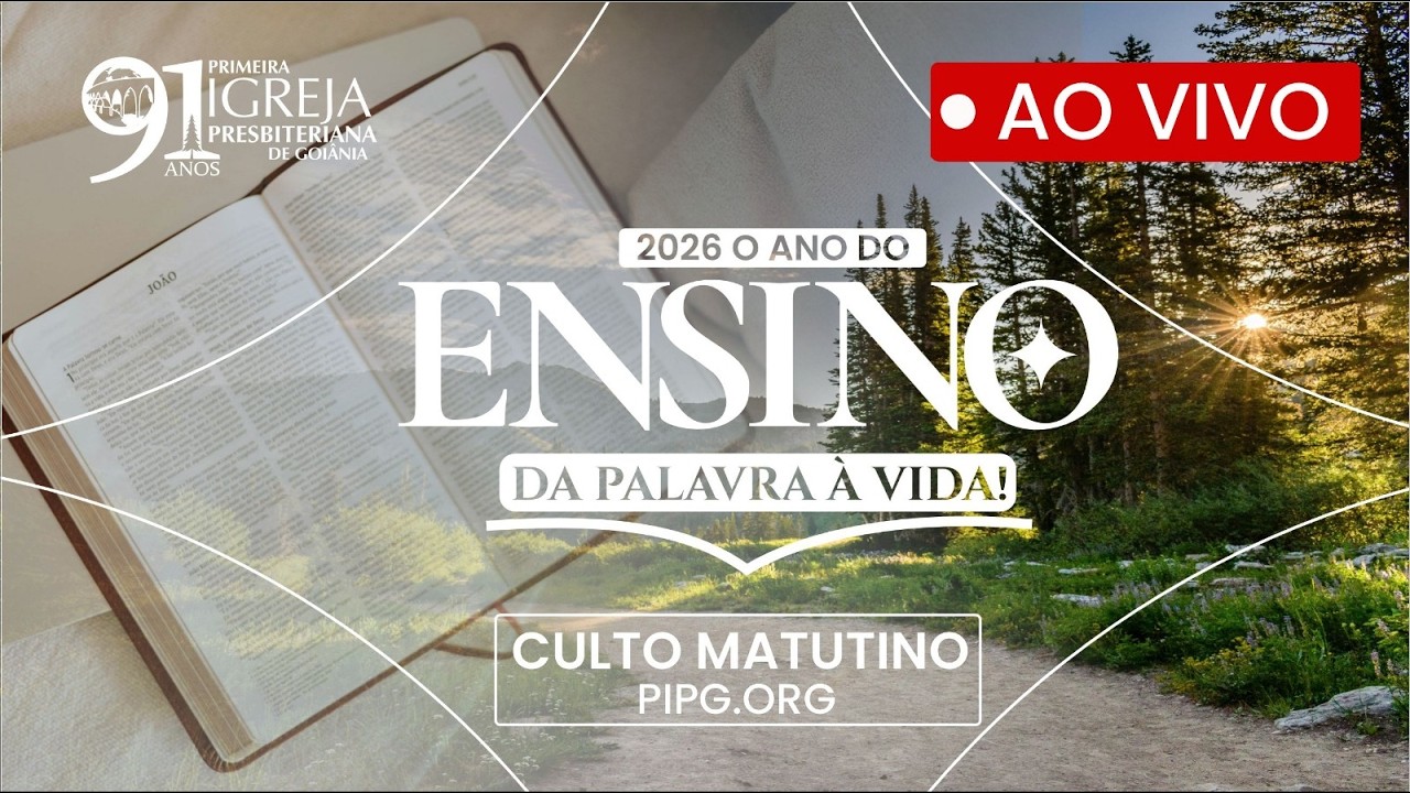 O Reino de Cristo, o tempo do Pai e o poder do Espírito para a Missão - Culto Matutino-AO VIVO|15/03