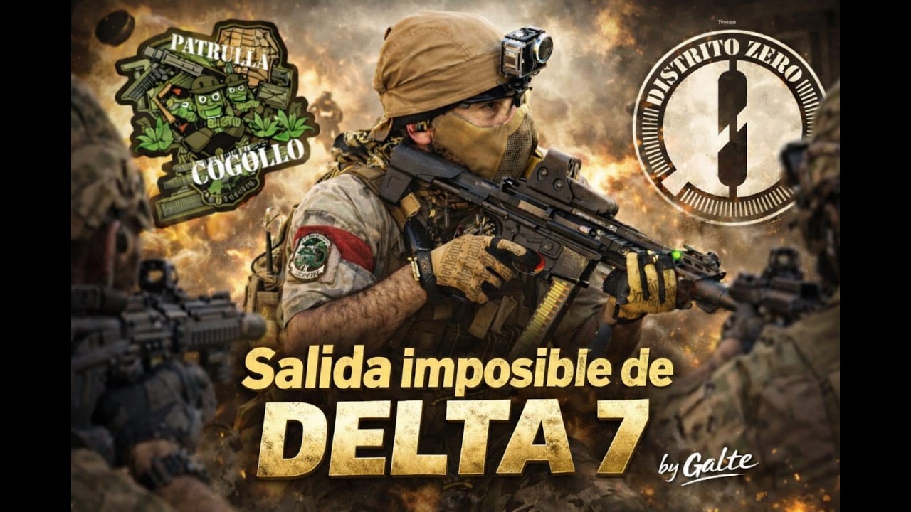 DISTRITO Ø. Un campo de Película. (Salida Imposible de DELTA7). Airsoft.