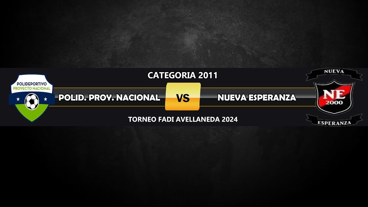 Proyecto Nacional vs Nueva Esperanza cat 011