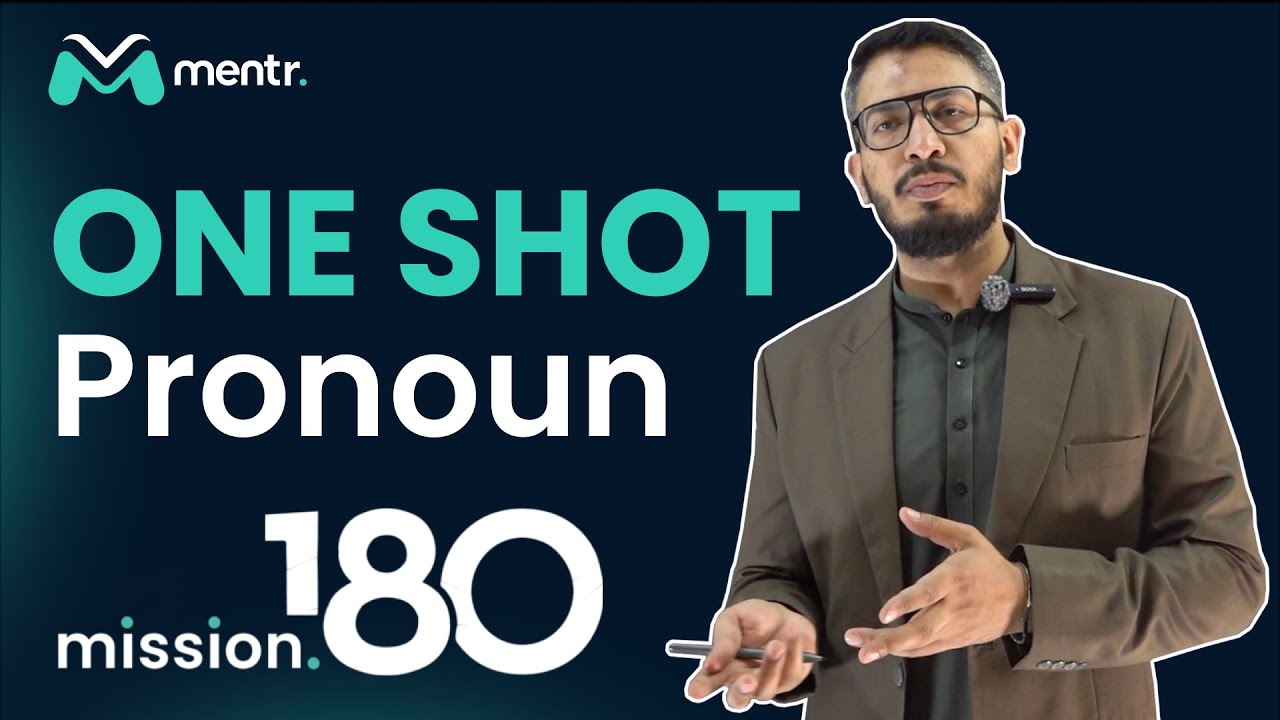 PRONOUN - One Shot Lecture | Mission 180 by Mentr!