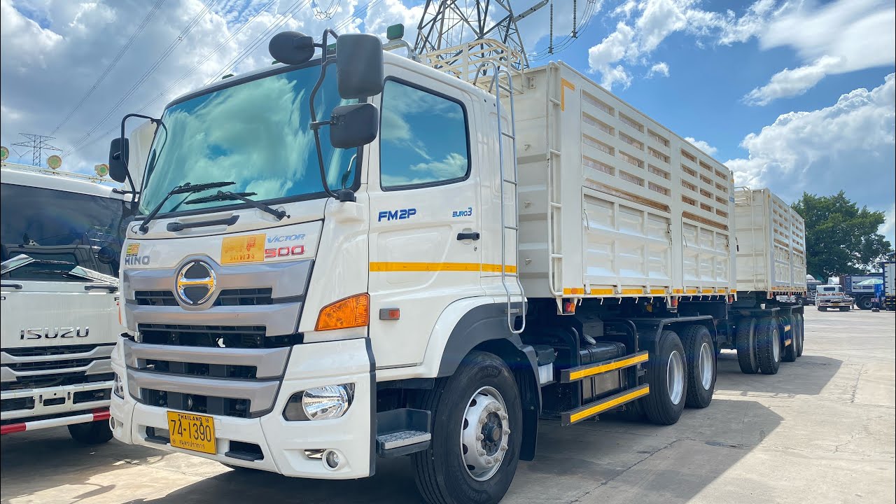 รีวิวHINO VICTOR 380 แรง พ่วงดั๊มพ์อู่พนัส ปี64 บรรทุกได้29.960ตัน วิ่งน้อยมากแค่60,000กิโล สบายสวยๆ