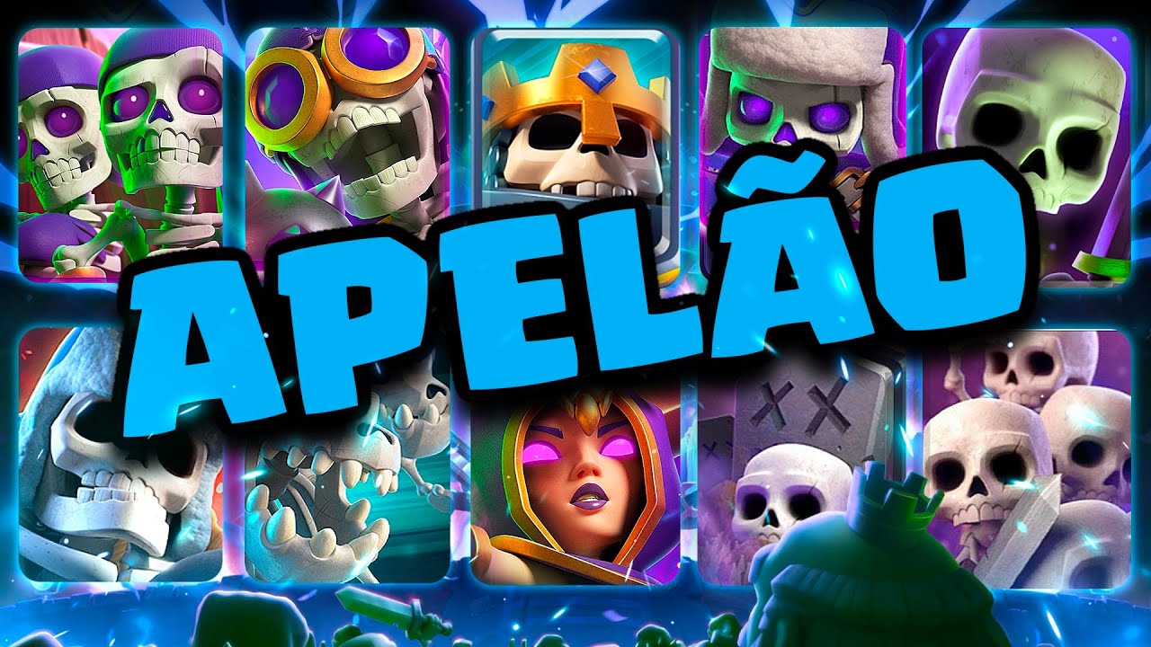 TODAS as Cartas de ESQUELETOS que Existem em Clash Royale
