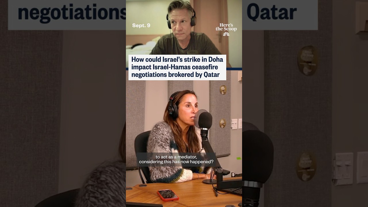 How could Israel's strike in Doha impact Israel-Hamas ceasefire negotiations brokered by Qatar