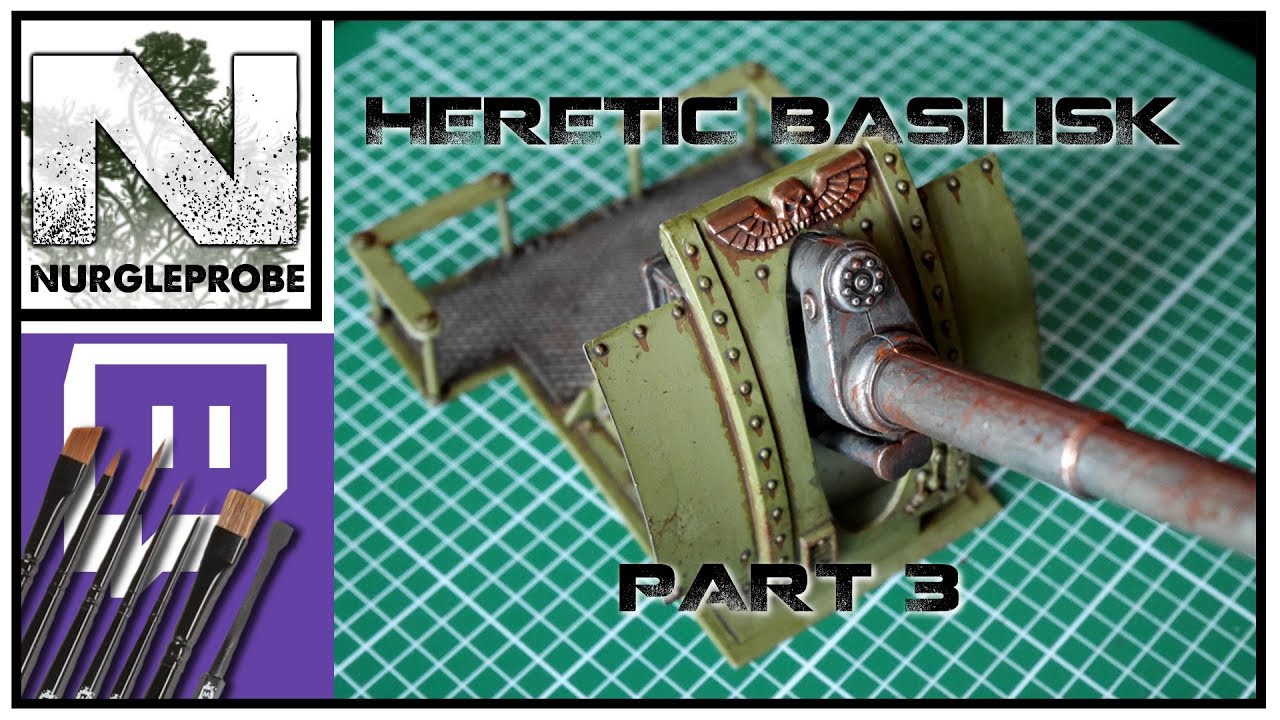 Nurgleprobe | Painting a Heretics Basilisk | Part 3