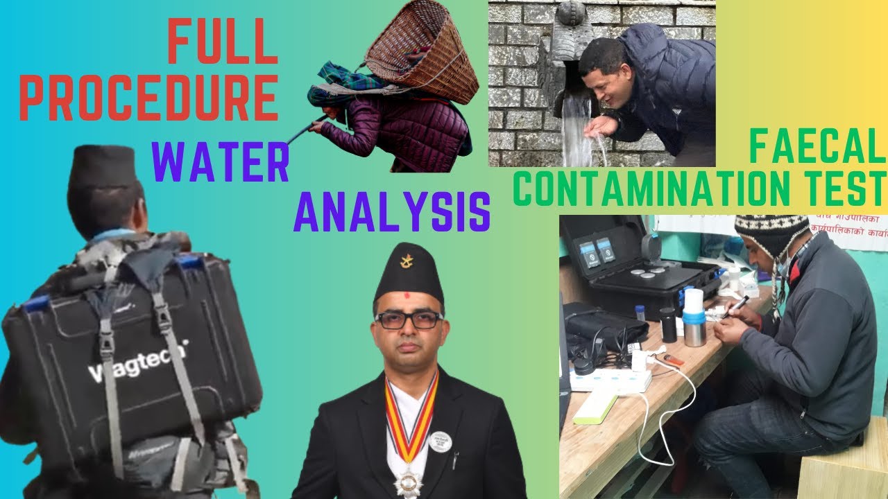 Full Procedure/setting of Wagtech for water analysis (english subtitle) / faecal contamination test
