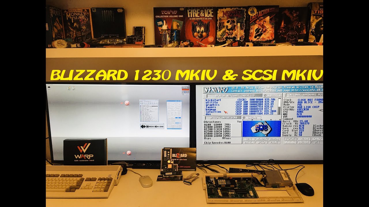 Blizzard 1230 MKIV 68030 & SCSI MKIV 128MB FastRam