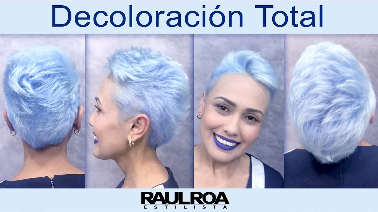 El secreto para un cabello platinado azul perfecto paso a paso