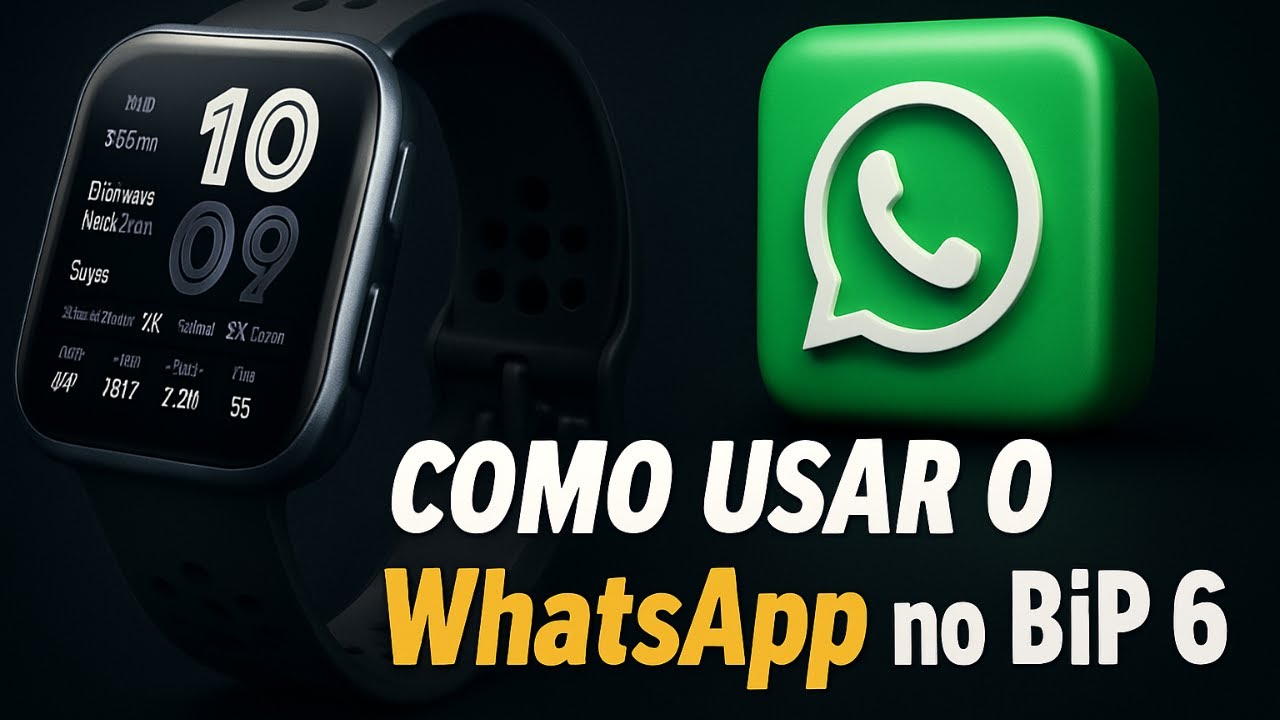 Como usar e responder WhatsApp no Amazfit Bip 6