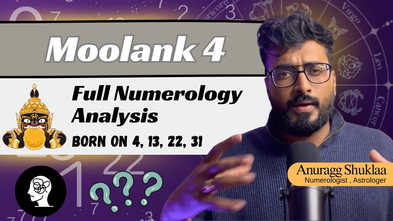 Moolank 4 Full Analysis (4,13,22,31) | Persoanlity, Strengths, Weakness, Remedies | Anuragg Shuklaa