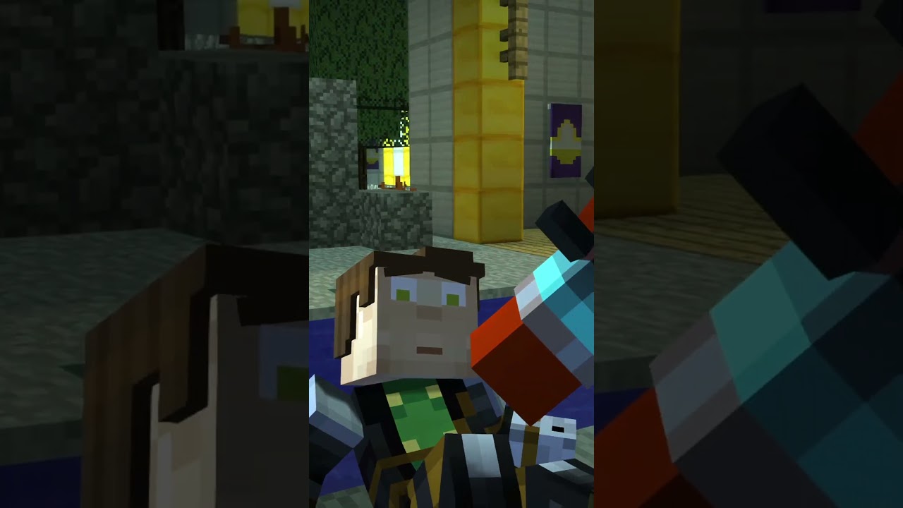 Jesse Game Ends Aiden In Minecraft Story Mode