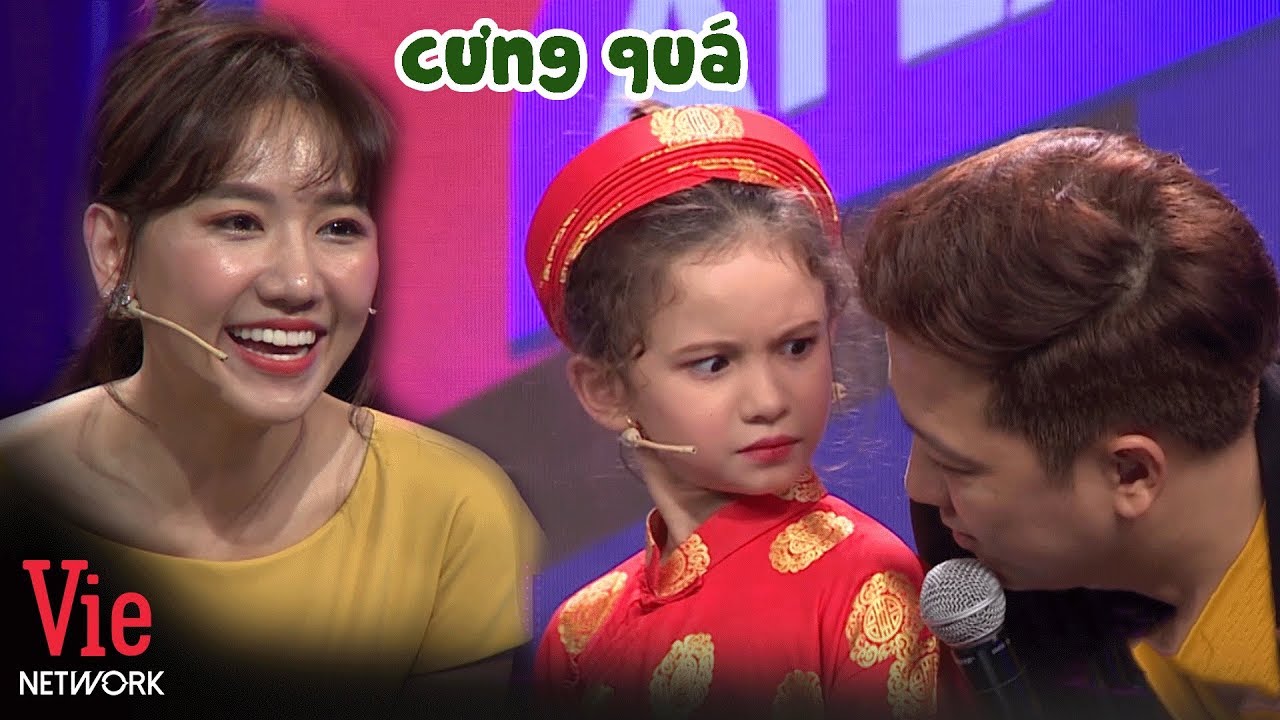 Hari Won và Trường Giang cưng xỉu biểu cảm xinh như thiên thần của cô bé Philippines l AI LÀ SỐ 1