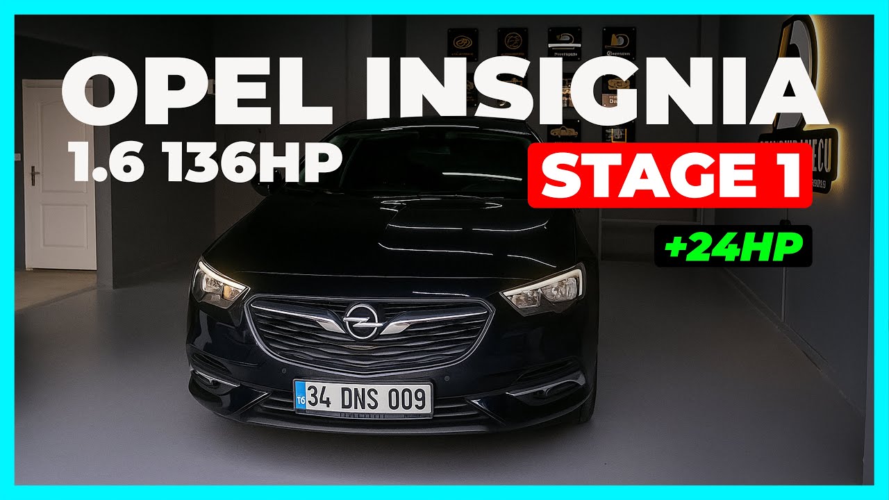Opel Insignia 1.6 CDTi Stage 1 Kaç HP Olur? | +24 HP Artış ve Şaşırtıcı Reaksiyon!