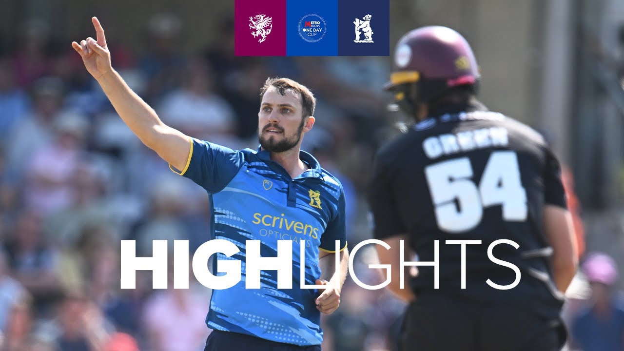 Bears complete tense run chase! | Somerset vs Warwickshire | Metro Bank One Day Cup