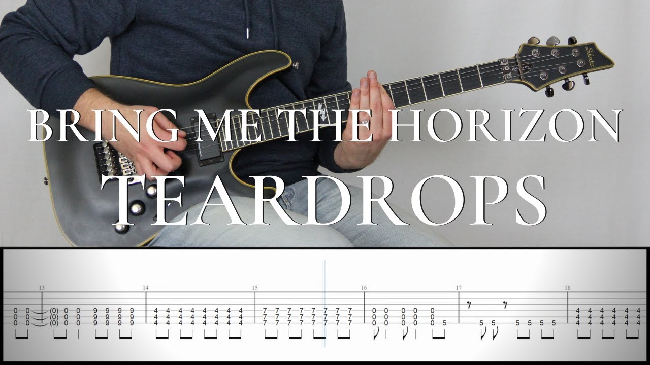 BRING ME THE HORIZON - TEARDROPS | Guitar Cover Tutorial (FREE TAB)