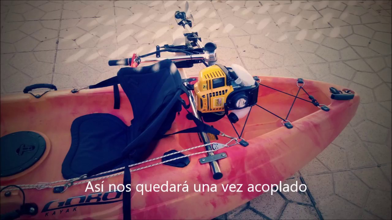 Kayak con motor a gasolina ozeam 1.3 basculante