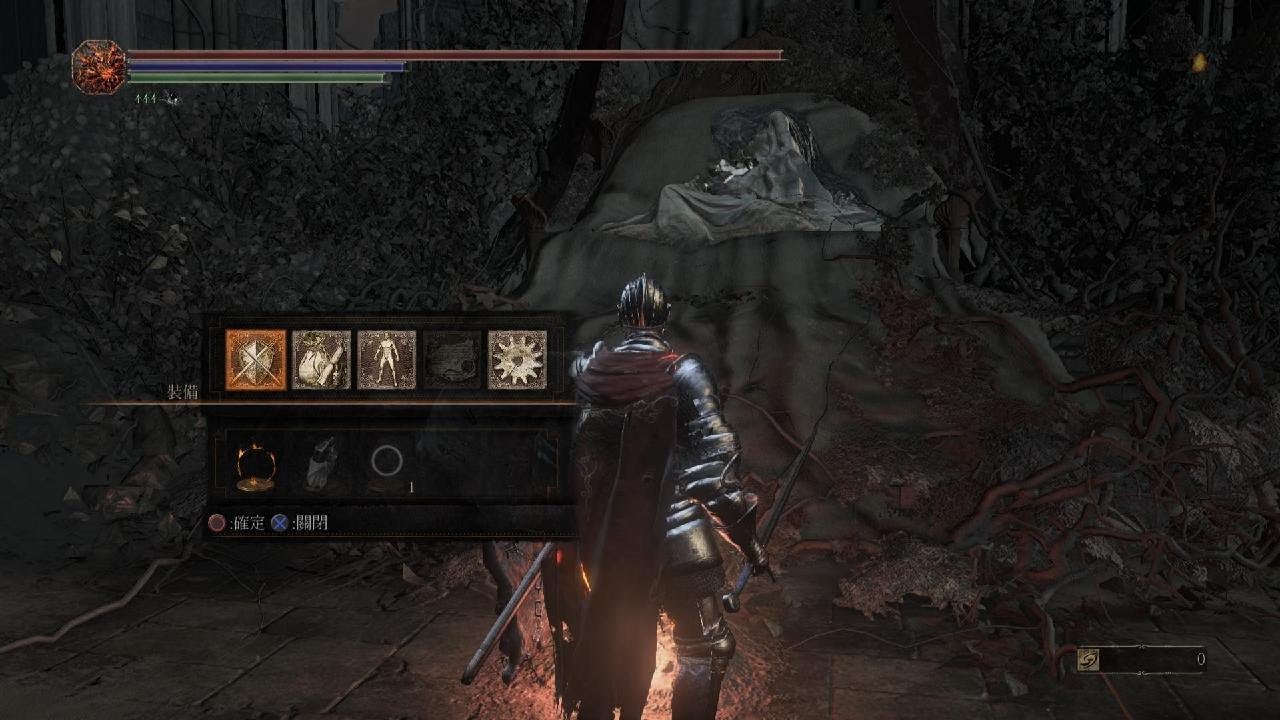 DARK SOULS III_三週目奴隸騎士-蓋爾（手殘黨毒電打法，只是敗在自己貪刀跟手殘）