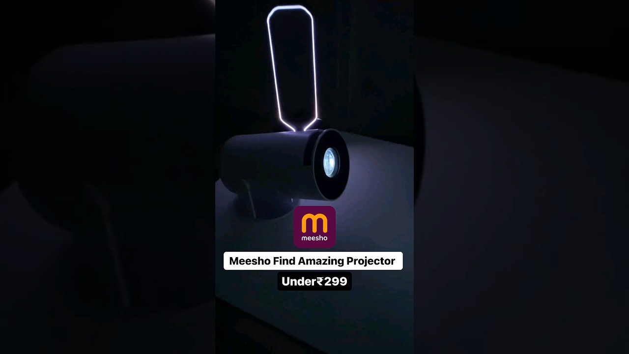 meesho find amazing projector under 299 #viralshorts #trending #shorts