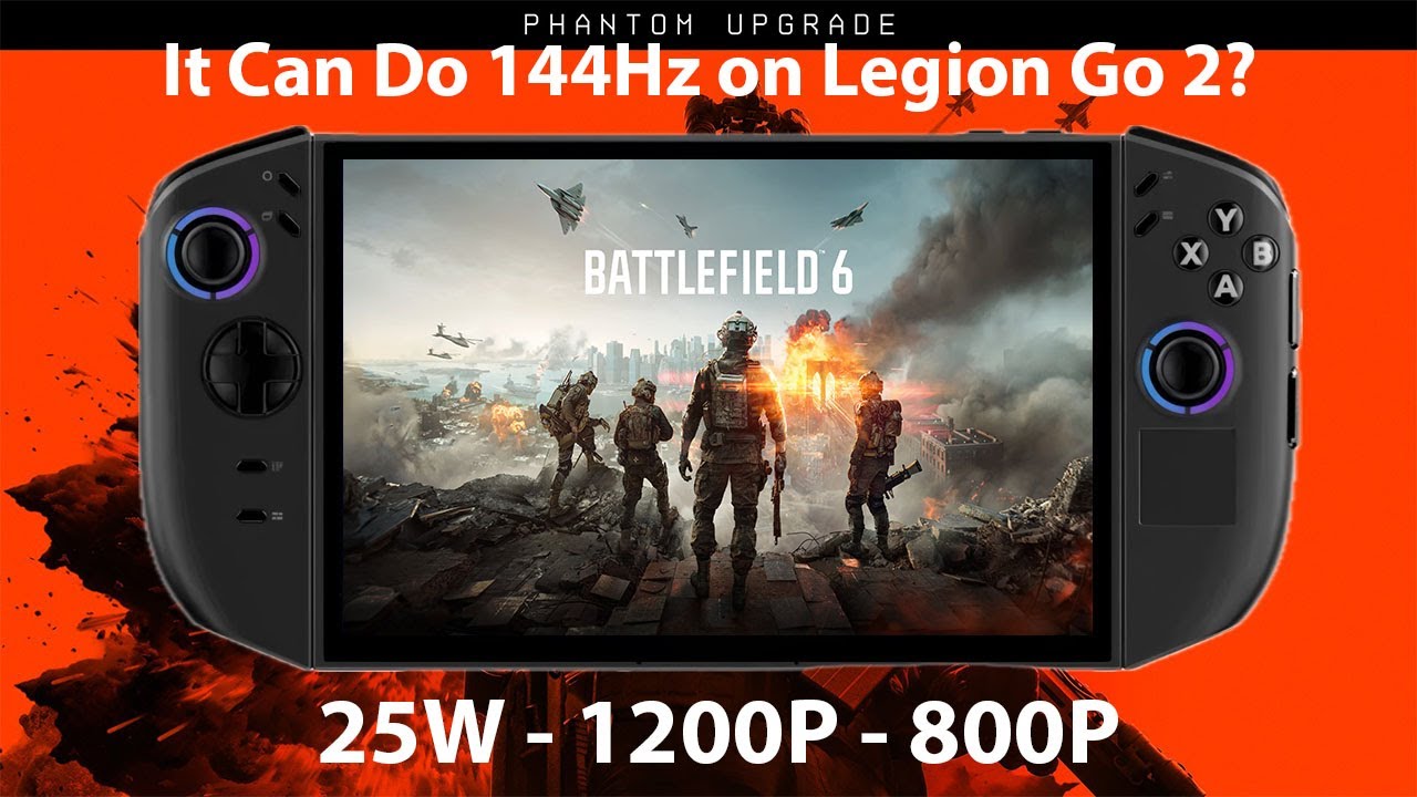 Lenovo Legion Go 2 - Battlefield 6 (Windows 11 for Handheld + Z2)