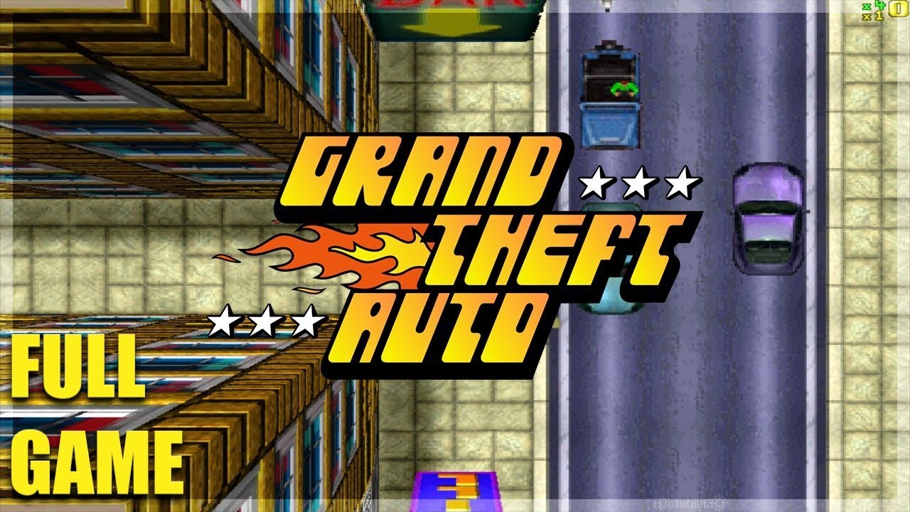 GTA 1 - Full Game Walkthrough [All Missions] epsxe/ps1 LONGPLAY