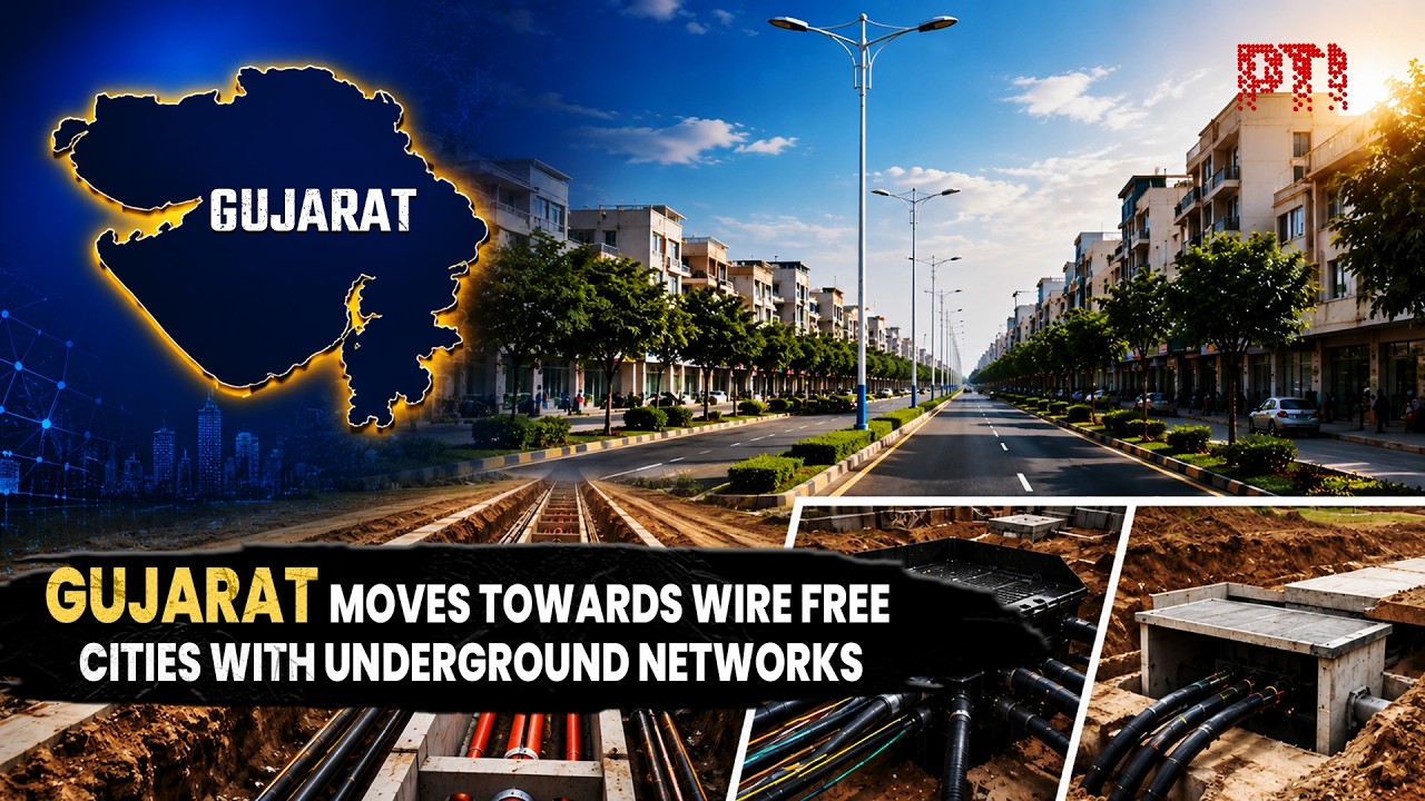 Gujarat moves towards wire free cities with underground networks