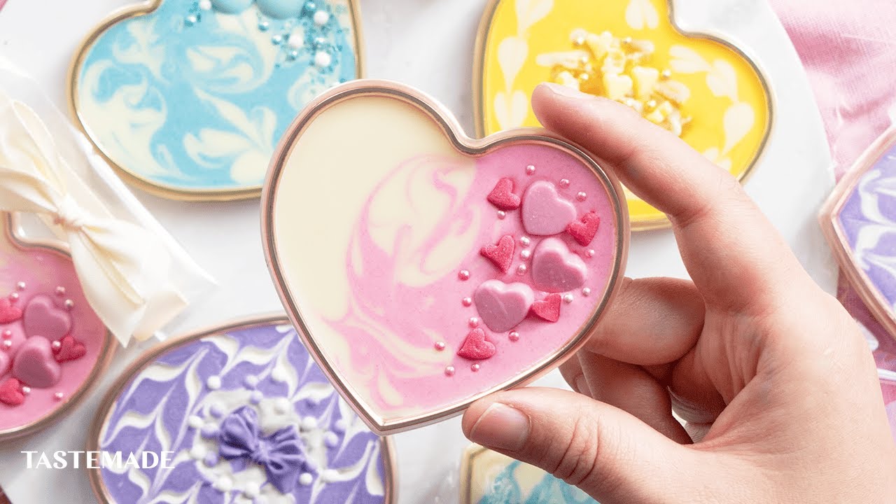 【推し活バレンタイン】簡単ゆめかわ流しチョコ💖